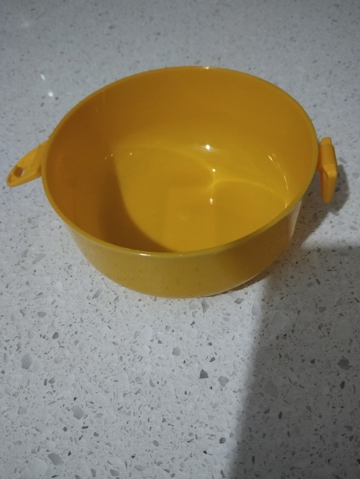 Sarı Hamburger Şeklinde Saklama Kabı - Görsel 4