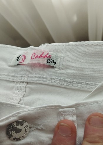 Kız Çocuk Gri Elastik Dar Kesim Pantolon - Görsel 2