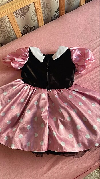 Zara kız çocuk minnie mouse elbise