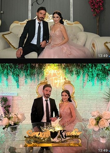 Nişan elbisesi 