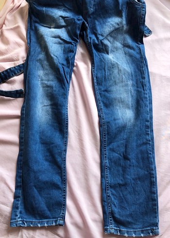 Denim Askılı Tulum American Dream Vintage - Görsel 3