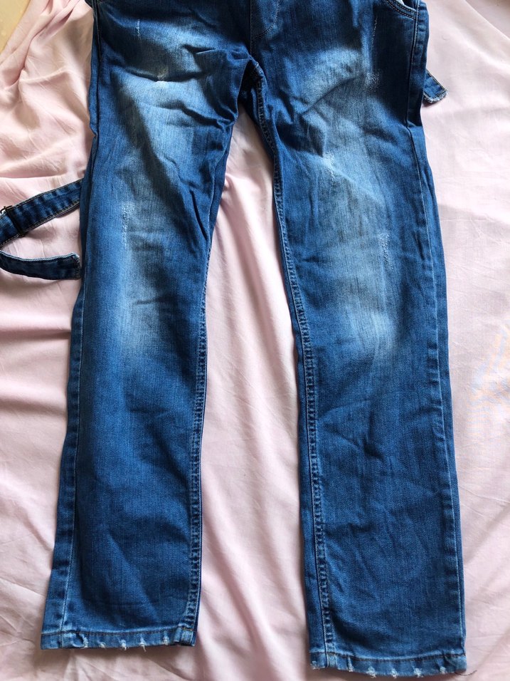 Denim Askılı Tulum American Dream Vintage - Görsel 3