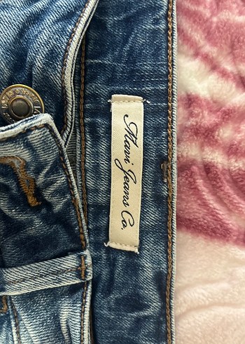 Kadın Mavi Kot Şort - Görsel 2