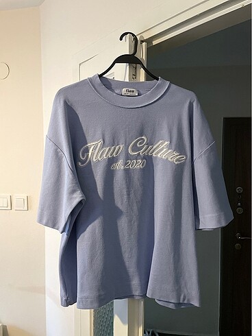 Oversize Mavi t-shirt (Flaw)