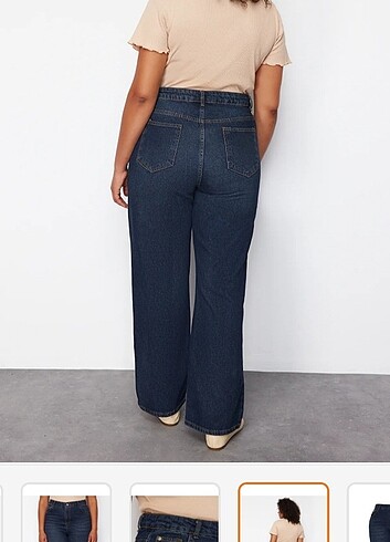 Yüksek bel Jean curve - Görsel 6
