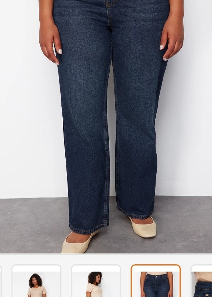 Yüksek bel Jean curve - Görsel 3