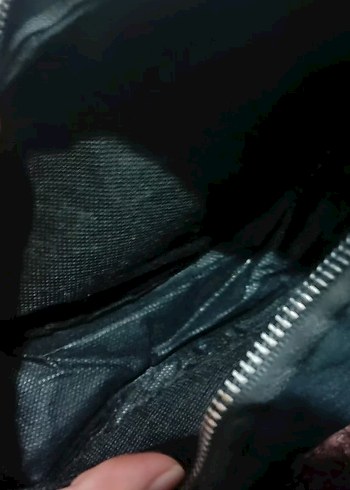 Siyah Omuz Çantası, Tokalı, Biker Tarzı - Görsel 3