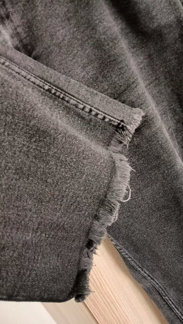 Gri Normal Boy Denim Kadın Jean - Görsel 2