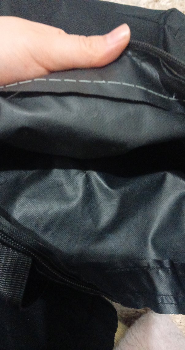 Fermuarlı Siyah Street Wear Kol Çantası - Görsel 5