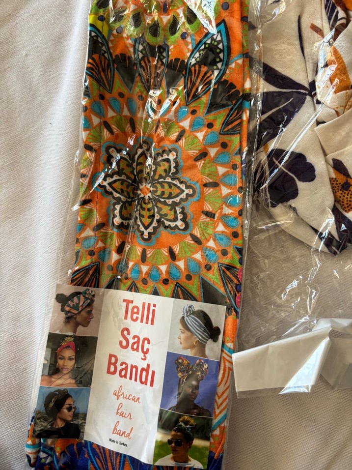 Çok Renkli Telli Bohem Saç Bandı - Görsel 3