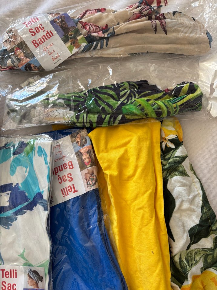 Çok Renkli Telli Bohem Saç Bandı - Görsel 5