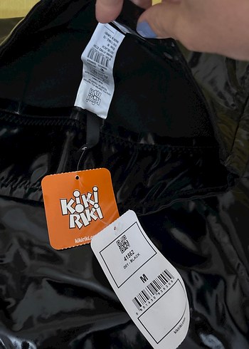 Kadın Siyah Parlak Midi Etek Fermuarlı - Görsel 4