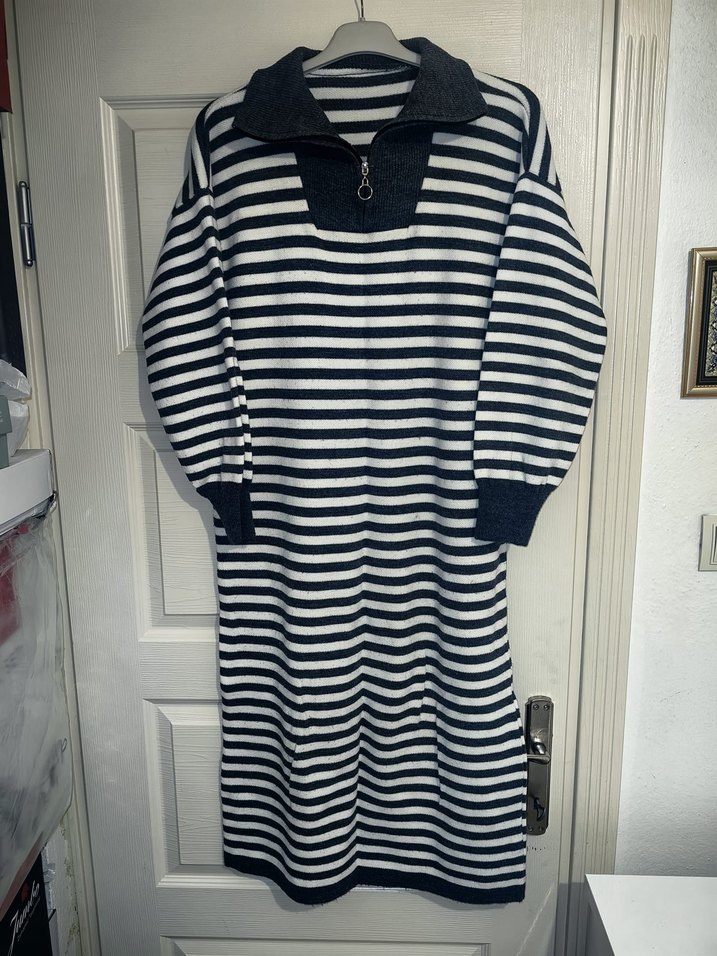 çizgili spor elbise - Görsel 2