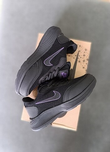 38 Beden siyah Renk Nike Siyah Spor Sneaker Ayakkabı 