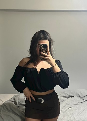 Siyah Kadın Bluz - Görsel 2