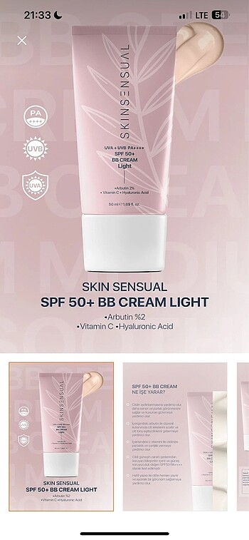 Skinsensual Bb Krem