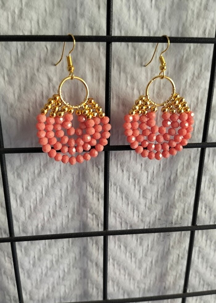 Boncuklu küpe  - Görsel 2