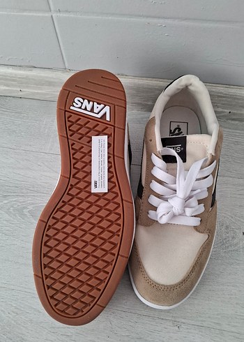 Bej Vans Erkek Spor Ayakkabı - Görsel 3