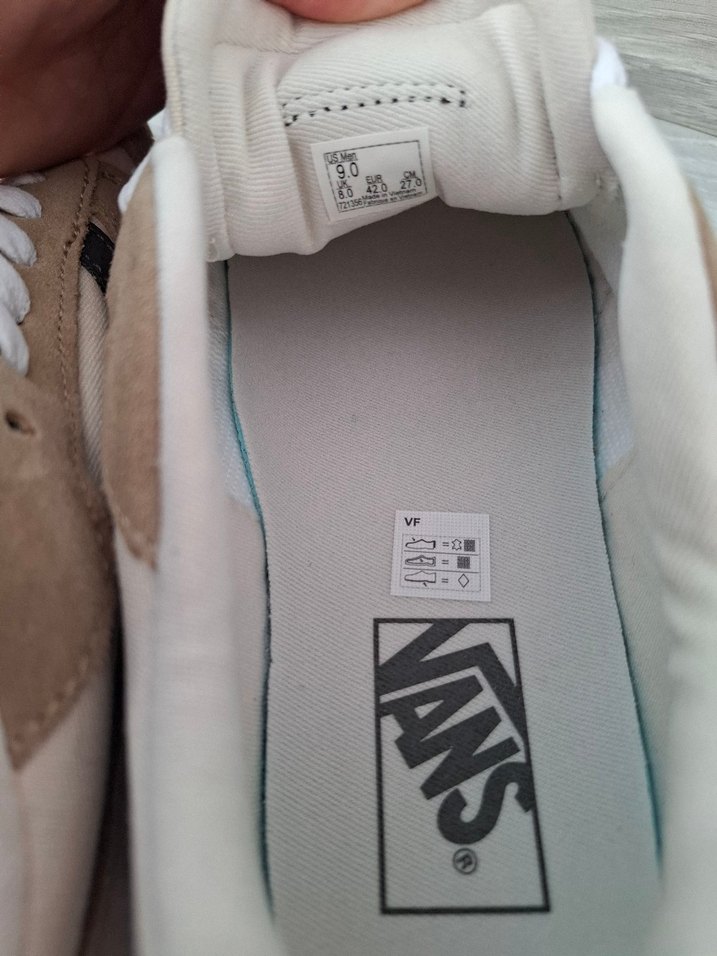 Bej Vans Erkek Spor Ayakkabı - Görsel 5