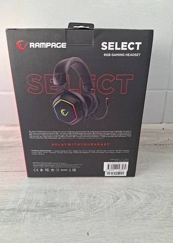 Rampage Select Siyah Oyuncu Kulaklığı - Görsel 6