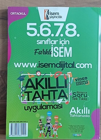 İsem Yayınları 8. Sınıf İngilizce Test Kitabı