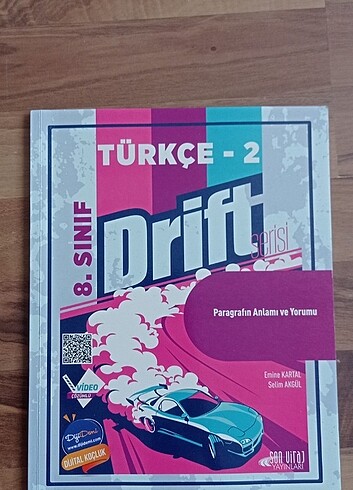 Son Viraj Yayınları Drift serisi Türkçe 8. Sınıf Türkçe Kitabı 