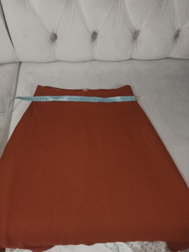 Bohem Tarzı Rahat Kiremit Etek - Görsel 5