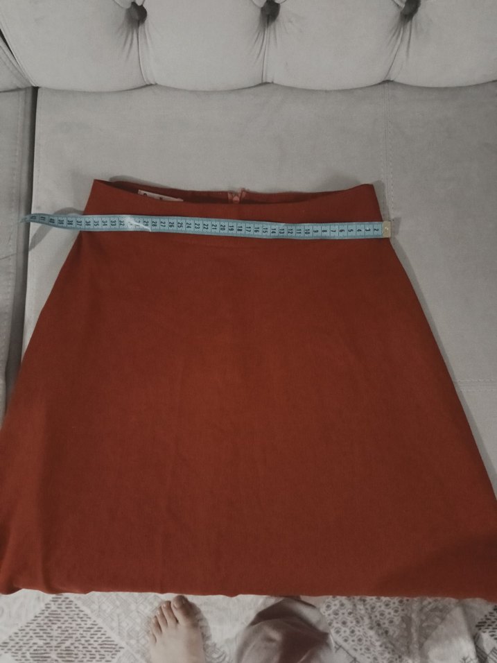 Bohem Tarzı Rahat Kiremit Etek - Görsel 2