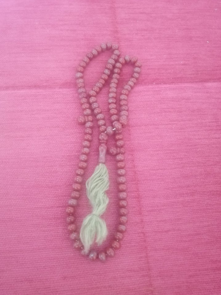 Uzun Turkuaz Boncuklu Bohem Kolye - Görsel 5