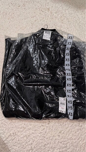 xs Beden siyah Renk Mango el yapımı oversize yün palto