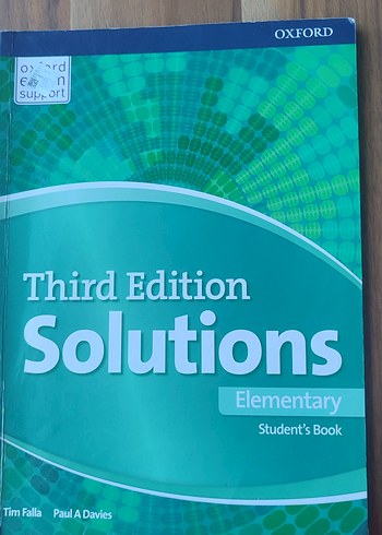Oxford Third Edition Solutions Elementary - Görsel 2