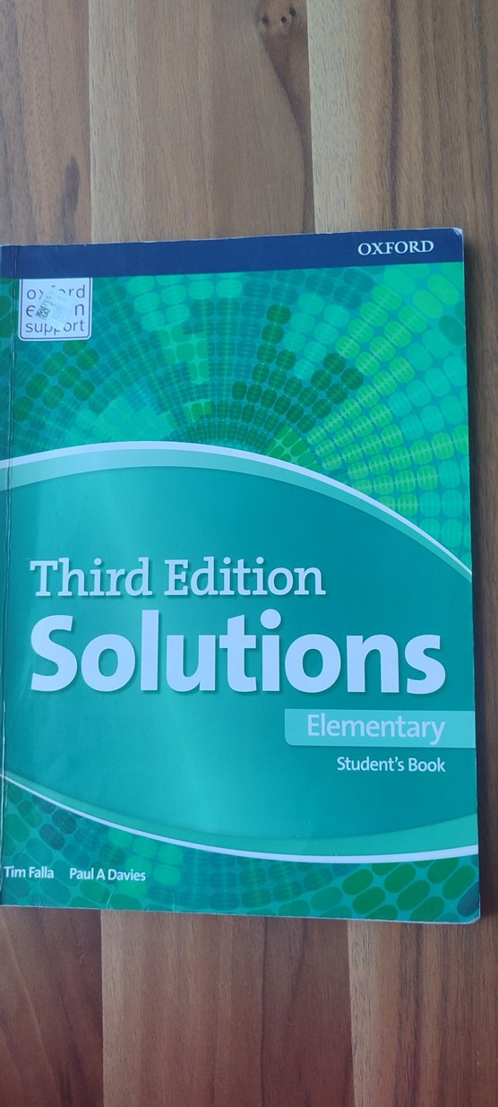 Oxford Third Edition Solutions Elementary - Görsel 2