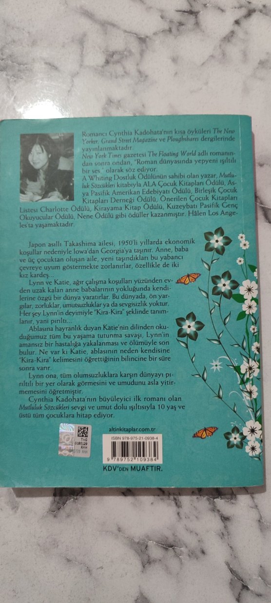 Mutluluk Sözcükleri "Kira-Kira" - Cynthia Kadohata - Görsel 2