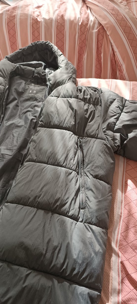 ERKEK PULL & BEAR UZUN ŞİŞME MONT - Görsel 3