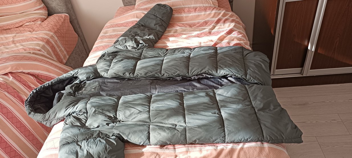 ERKEK PULL & BEAR UZUN ŞİŞME MONT - Görsel 5