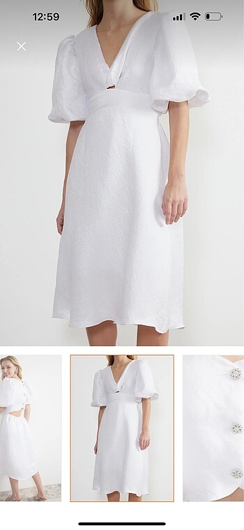 Beyaz elbise - Görsel 2