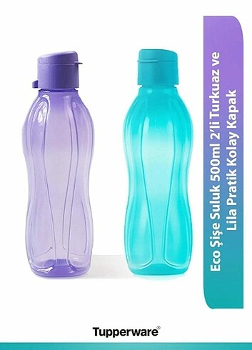 2 adet 500 ml suluk 