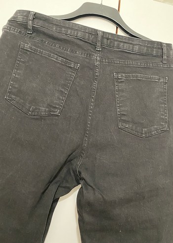 46 Beden Siyah Kadın Regular Fit Kot Pantolon