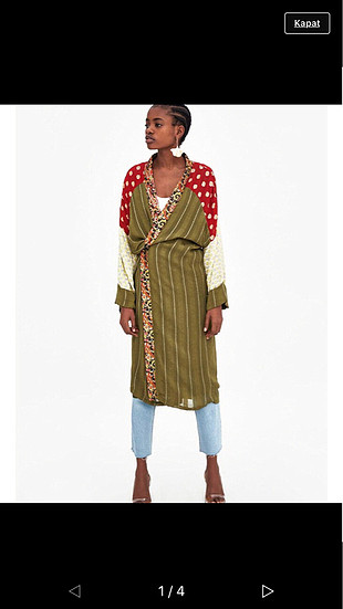 Zara etiketli trenckot