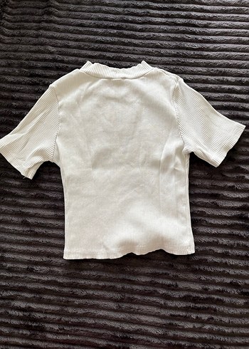 Kız Beyaz Kısa Kollu - Görsel 2