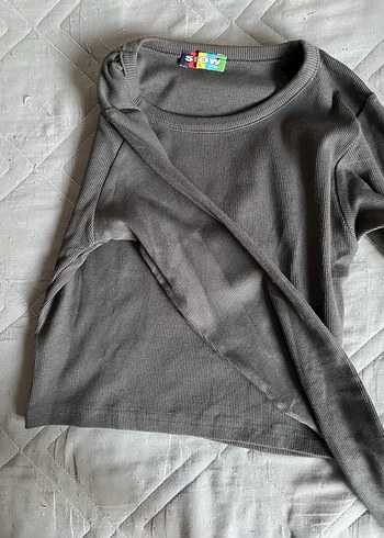 Uzun kollu crop - Görsel 2