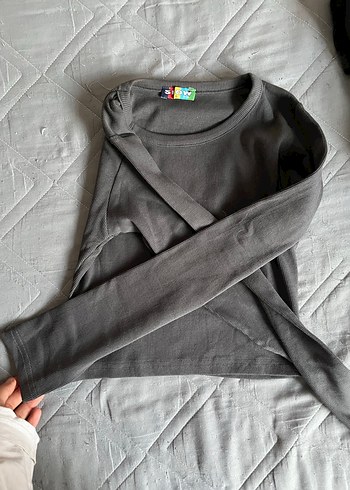 Uzun kollu crop - Görsel 3