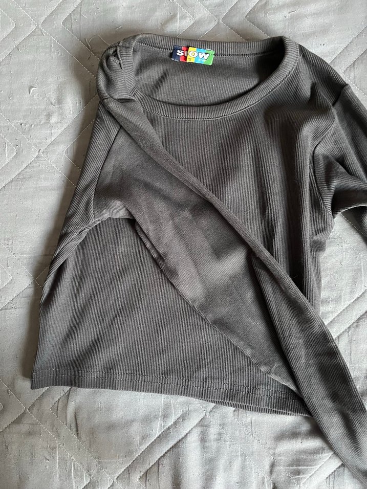 Uzun kollu crop - Görsel 2