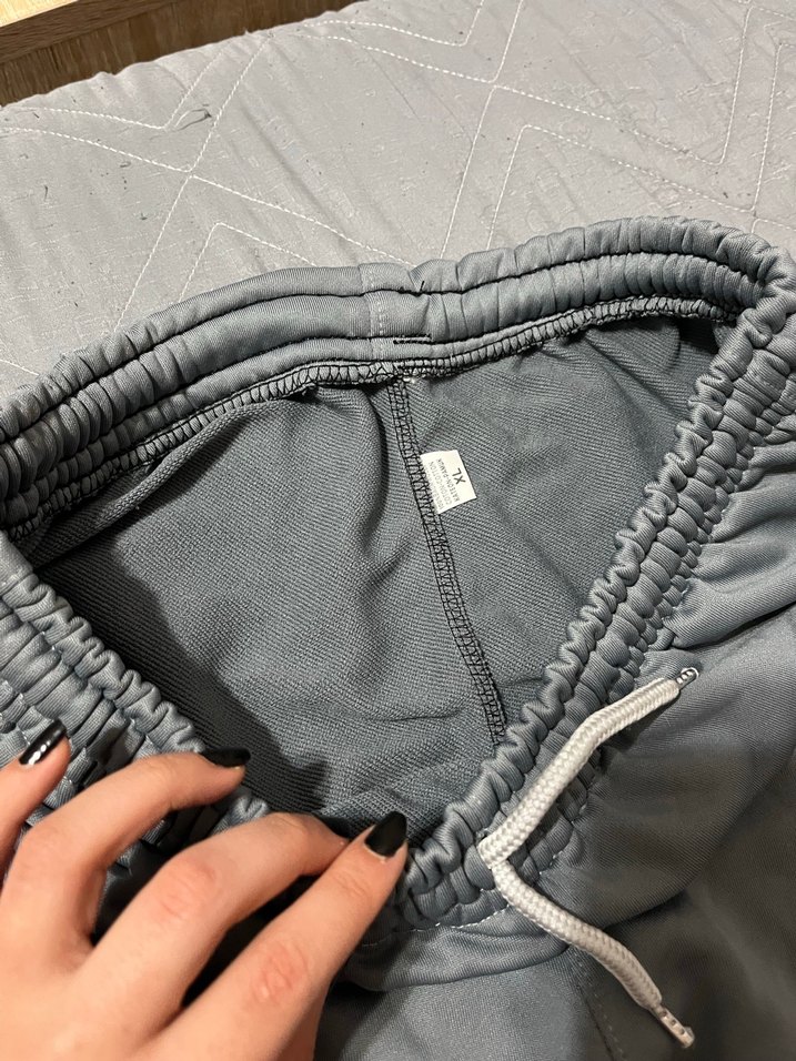 Gri Rahat Kesim Eşofman Altı - Görsel 4