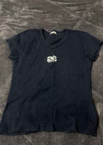 Kız Çocuk Siyah Kısa Kollu Tişört - Görsel 2