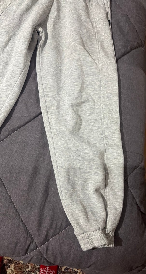 Gri Kadın Rahat Kesim Eşofman Altı - Görsel 4