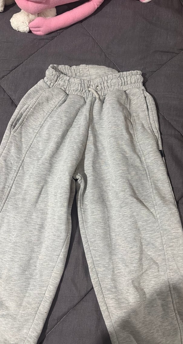 Gri Kadın Rahat Kesim Eşofman Altı - Görsel 2