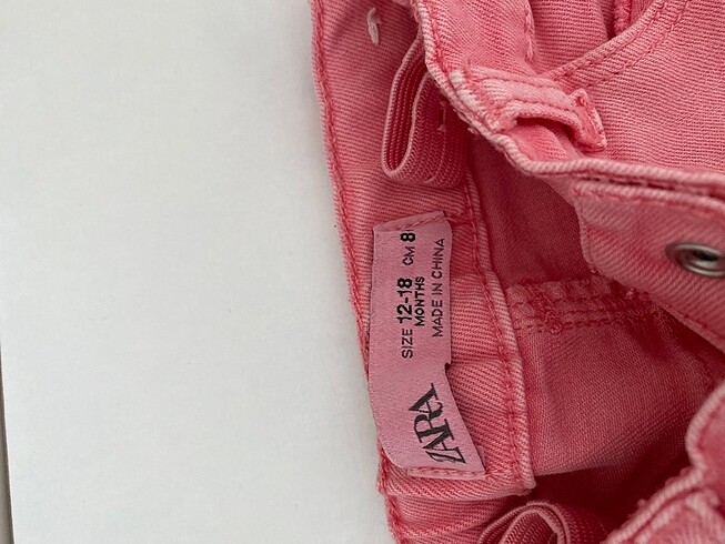 12-18 Ay Beden Orjinal zara pantolon