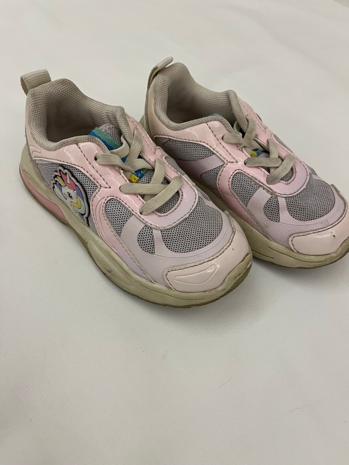 Kız Çocuk Pembe Bağcıklı  Spor Ayakkabı - Görsel 2