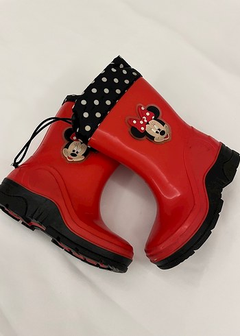 Kız Çocuk Kırmızı Kauçuk Bot - Görsel 2
